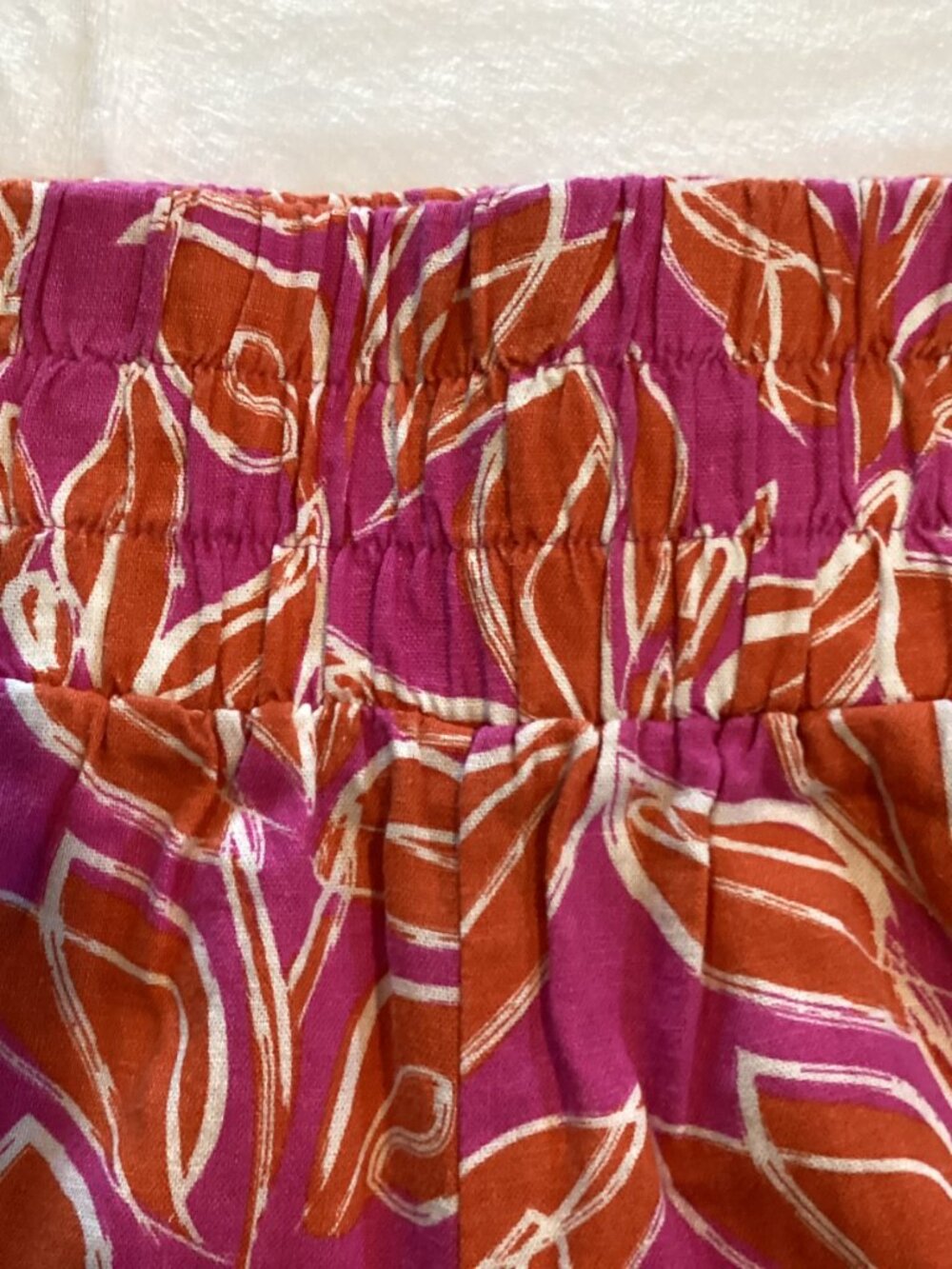 Sincerely Jules Floral Linen Wide Leg Pants Women's Small - Picture 4 of 4